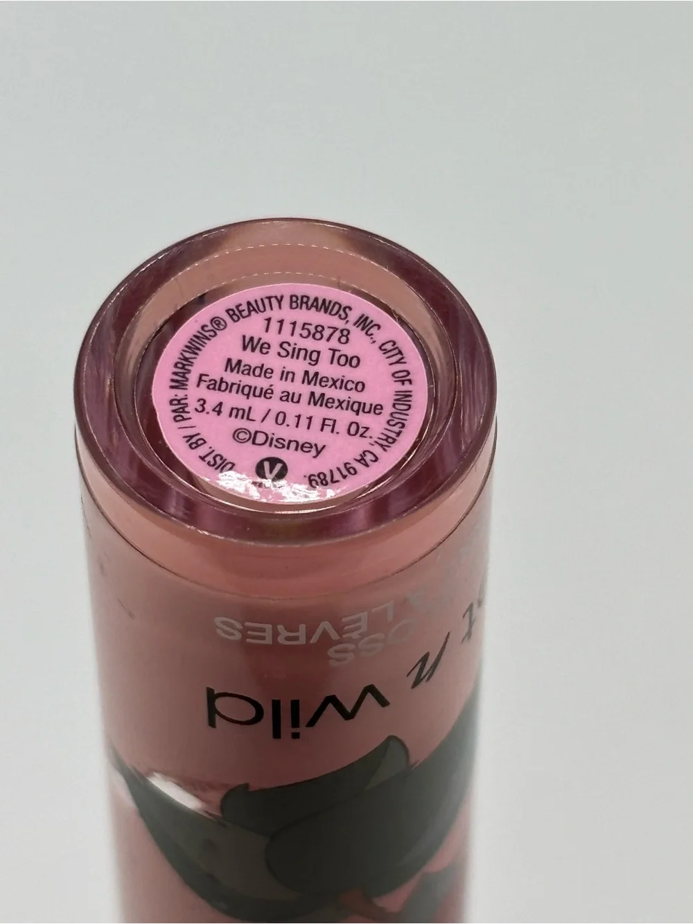 Wet n Wild x Disney Alice in Wonderland Limited Edition Lip Gloss We Sing Too